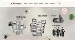 Desktop Screenshot of davines.lt